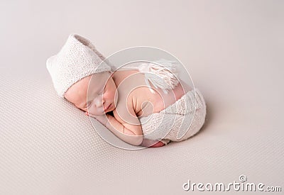 Cute baby sweetly sleeping Stock Photo