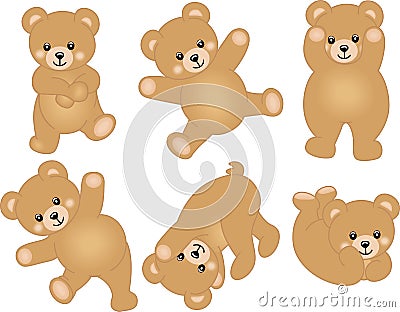 Cute Baby Teddy Bear Stock Photo