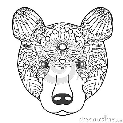 Cute bear. Vector Illustration