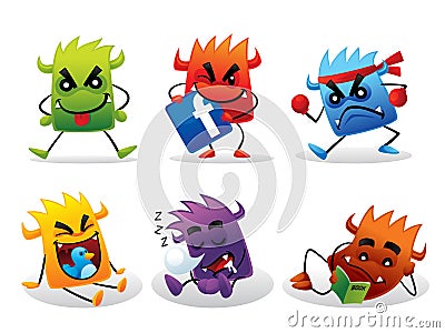 Cute beast icon Vector Illustration