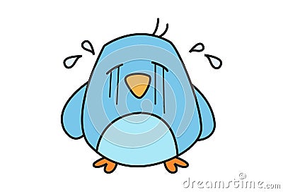 Cute Birdie Cartoon Illustration