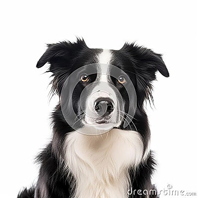 Cute Border Collie dog Stock Photo