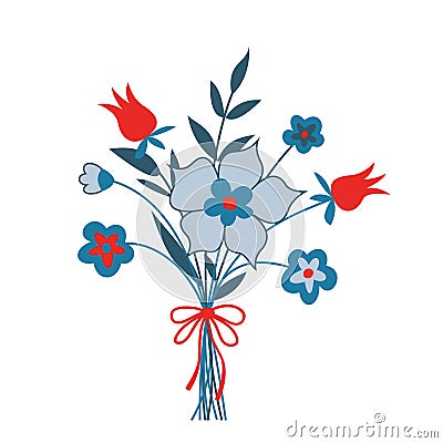 Cute Bouquet of Decorative flower Stock Photo