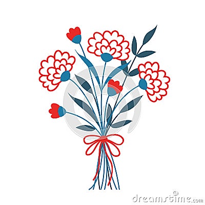 Cute Bouquet of Decorative flower Stock Photo