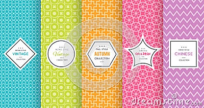 Cute bright seamless pattern background Vector Illustration