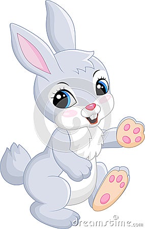 Cute Bunny Cartoon Stock Vector - Image: 54299341