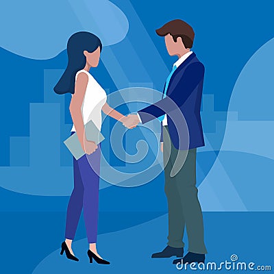 Cute Business Cartoon Human Character Stock Photo