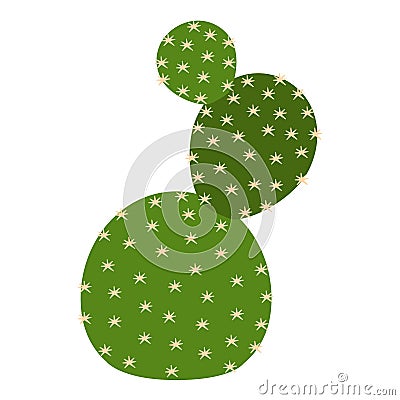 Cute cactus icon Vector Illustration