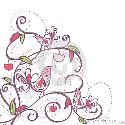 Cute card Vector Illustration