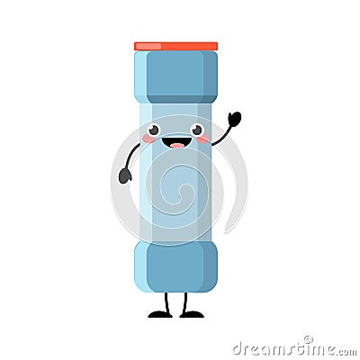 Cute cartoon detergent character vector illustration isolated on Vector Illustration