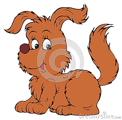 Cute Cartoon Dog Stock Photography - Image: 3354122