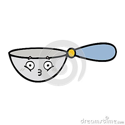 cute cartoon measuring spoon Vector Illustration