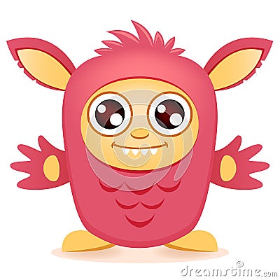 Cute cartoon monster Vector Illustration