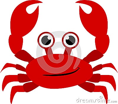 Don't eat the red crustacean Stock Photo