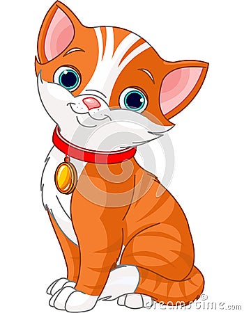 Cute cat Vector Illustration