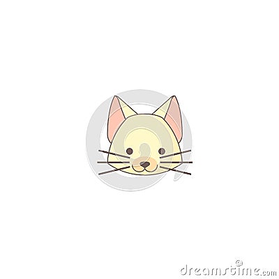 Halloween holiday icon, Cat icon Stock Photo