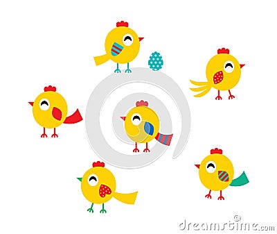 Cute chicken bird vector Vector Illustration