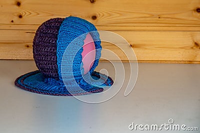 For those who love things and products knitted from yarn. Stock Photo