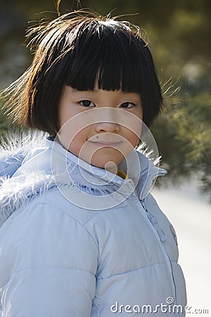 Cute chinese girl Stock Photo