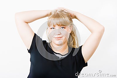 Cute Chubby Blonde Royalty-Free Stock Image | CartoonDealer.com #15959170