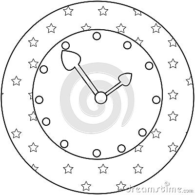 A cute clock Stock Photo