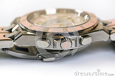 Cute colorful lady wristwatch Stock Photo