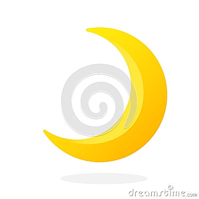 Cute crescent Vector Illustration