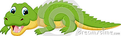 Cute crocodile cartoon Stock Photo