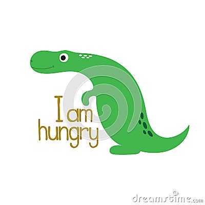 Cute dino illustration Vector Illustration