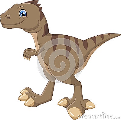 Cute dinosaur cartoon Stock Photo