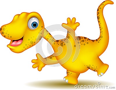 Cute dinosaur cartoon Cartoon Illustration