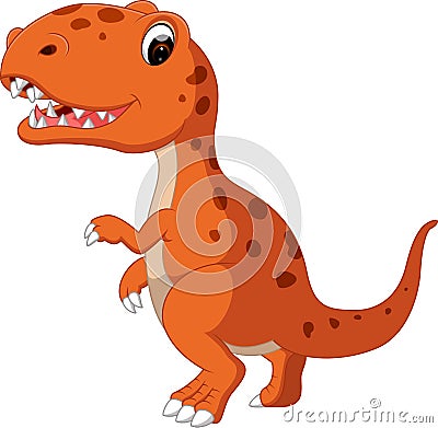 Cute dinosaur Vector Illustration