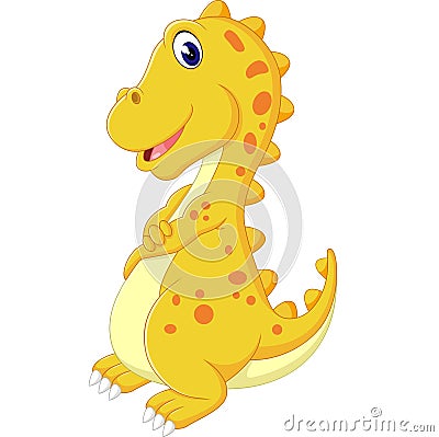 Cute dinosaurus Vector Illustration