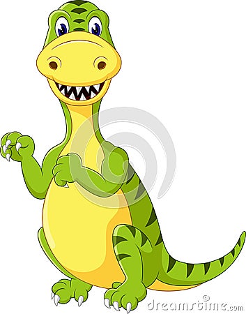 Cute dinosaurus Vector Illustration