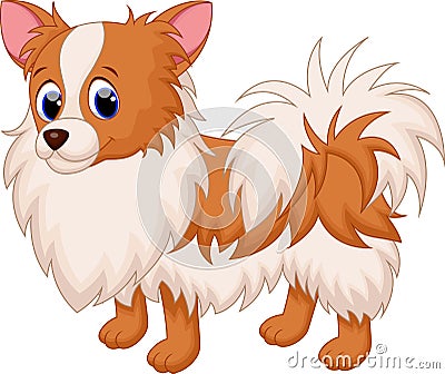 Cute dog cartoon Stock Photo