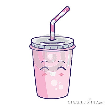 cute drink kawaii Vector Illustration