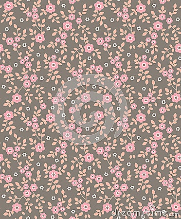 Cute Floral pattern. Vector Illustration