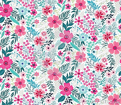 Cute Floral pattern. Stock Photo