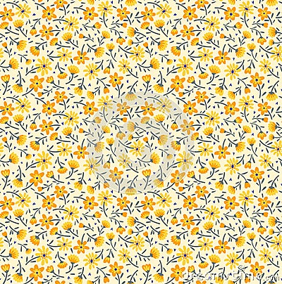 Cute Floral pattern. Vector Illustration