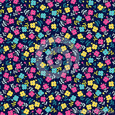 Cute Floral pattern. Vector Illustration