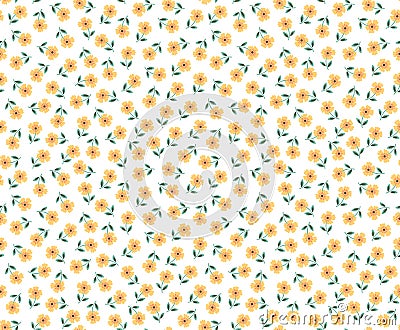 Cute Floral pattern. Vector Illustration