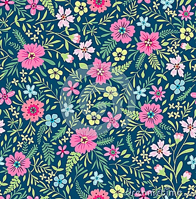 Cute Floral pattern. Vector Illustration