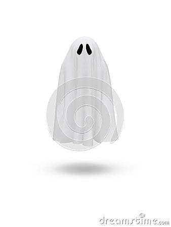 Cute funny ghost Cartoon Illustration