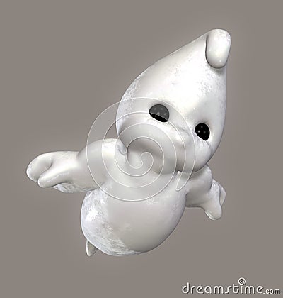 Cute Ghost Stock Photo