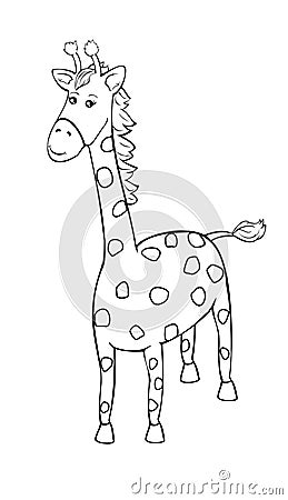 Cute giraffe Vector Illustration