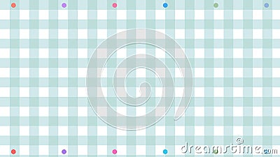 cute green gingham, plaid, checkered pattern with colorful circle background, perfect for wallpaper, backdrop, postcard, Stock Photo
