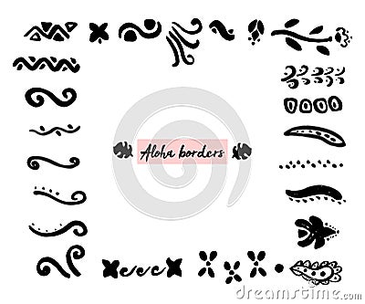 Cute Hand drawn unique collection Vector Illustration