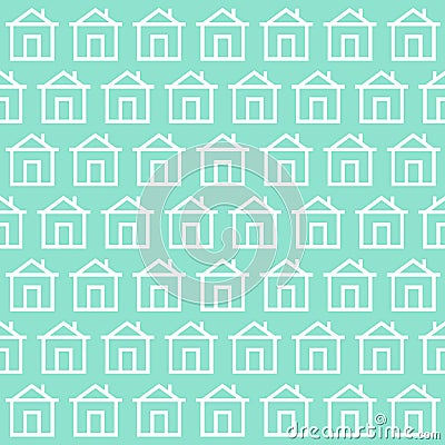 Cute home background pattern. with design backdrop. Vector Illus Vector Illustration