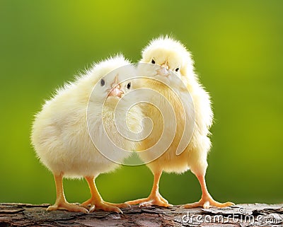 Cute little chicken Stock Photo