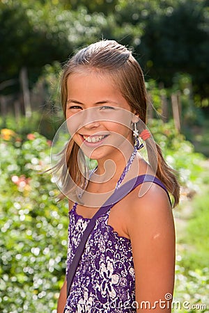 Cute little girl Stock Photo